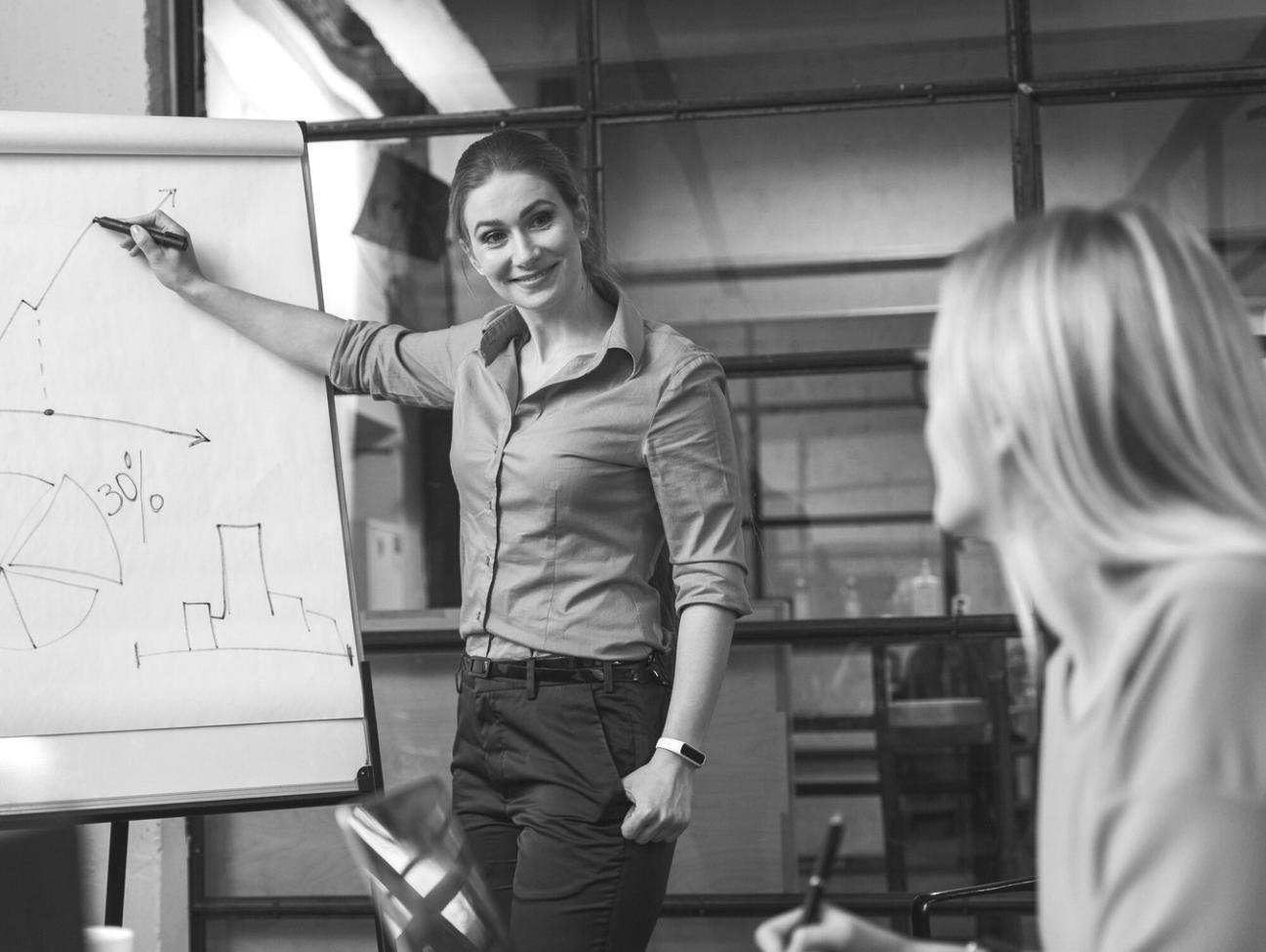 Professional networking event with finance professionals